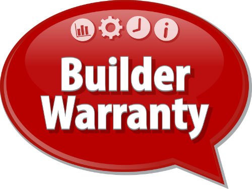 Builder Warranty speech bubble