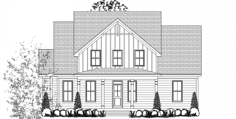 winslow homes the rose house sketch